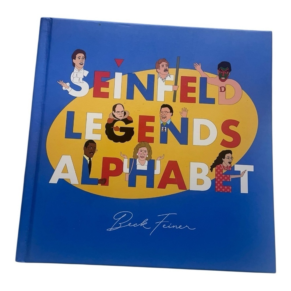 Seinfeld Legends Alphabet Book by - Blue and Yellow